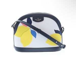 Kate Spade Sylvia Lemon Zest dome crossbody bag purse